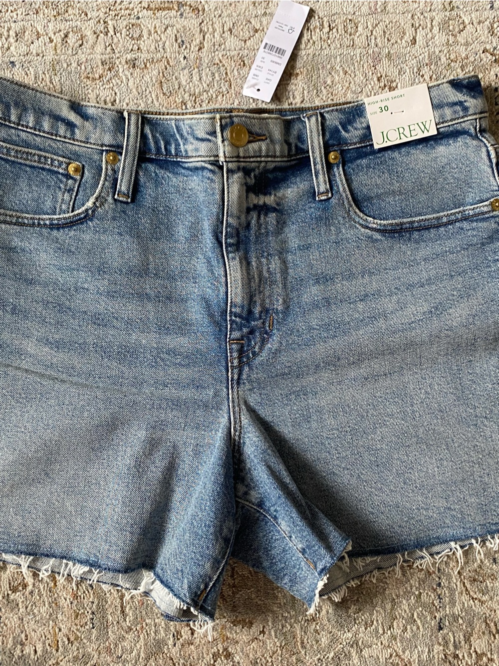 J. Crew Light Blue High-Rise Denim Short